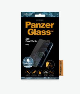 Opakowanie PANZERGLASS SZKŁO HARTOWANE IPHONE 12 PRO MAX ANTYBAKTERYJNE FILTR PRV P2709