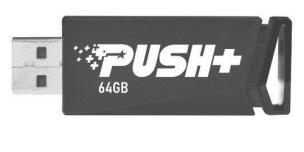 Opakowanie Patriot Push 64GB USB 3.2 chowany czarny