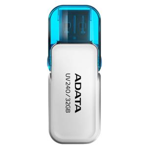Opakowanie Pendrive ADATA AUV240-32G-RWH (32GB; USB 2.0; kolor biały)