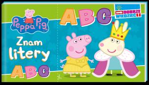 Okładka książki Peppa Pig. Dobrze wiedzieć. Znam litery