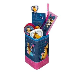 Pojemnik z przyborami szkolnymi Spirit Mustang 7el. Wydawca: Cass Film. Multiszop.pl Opakowanie Pojemnik z przyborami szkolnymi Spirit Mustang 7el