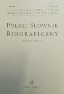 Okładka książki Polski Słownik Biograficzny z.215 T.52/4