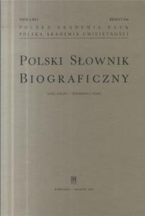 Okładka książki Polski Słownik Biograficzny z.216 T.53/1