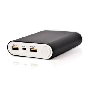 Opakowanie Power Bank VAKOSS TP-2588K (10400mAh; microUSB, USB 2.0; kolor czarny)
