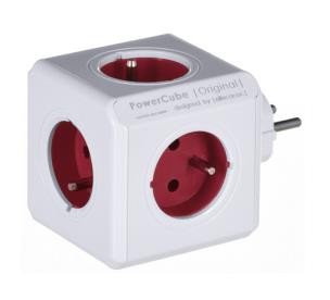 Opakowanie Przedłużacz allocacoc PowerCube Original 2100RD/FRORPC (kolor czerwony)