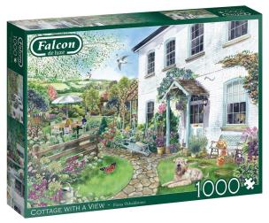 Opakowanie Puzzle 1000 Falcon Dom z ogrodem G3