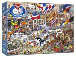 Opakowanie Puzzle 1000 Kocham weekend G3