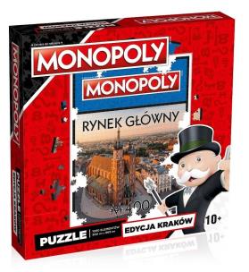 Puzzle 1000 Monopoly Square Kraków Rynek. Wydawca: Winning Moves. Multiszop.pl Opakowanie Puzzle 1000 Monopoly Square Kraków Rynek