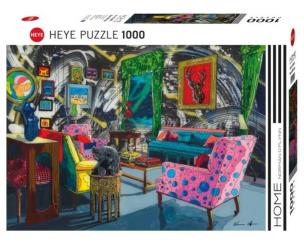 Opakowanie Puzzle 1000 Pokój z jeleniem, Norman O'Flynn