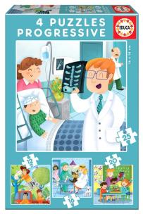 Opakowanie Puzzle 12+16+20+25 Kiedy dorosnę, chcę zostać...