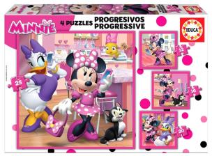 Opakowanie Puzzle 12+16+20+25 Myszka Minnie/Daisy G3