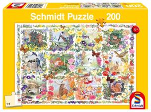 Opakowanie Puzzle 200 Kalendarz przyrodniczy G3