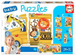 Opakowanie Puzzle 3-5 Autobus szkolny G3