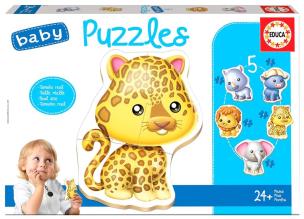 Opakowanie Puzzle 3-5 Dzikie zwierzęta G3