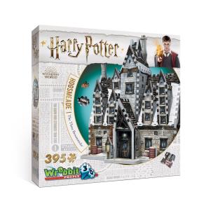 Opakowanie Puzzle 395 Wrebbit 3D Pub pod trzeva miotłami w Hogsmeade