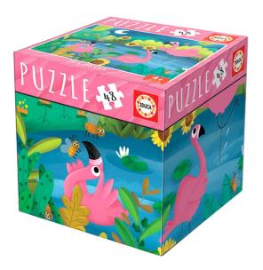 Opakowanie Puzzle 48 Cube - Flamingi G3