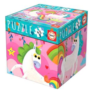 Opakowanie Puzzle 48 Cube - Jednorożce G3