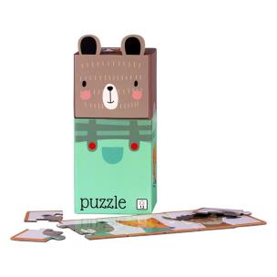 Puzzle dla dzieci Zwierzątka Bobo 12el. Wydawca: Barbo Toys. Multiszop.pl Opakowanie Puzzle dla dzieci Zwierzątka Bobo 12el