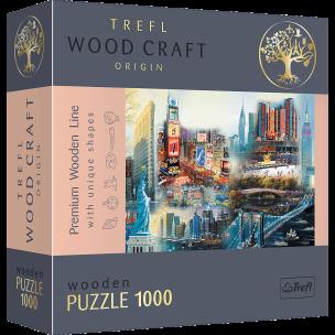 Opakowanie Puzzle drewniane 1000 Nowy Jork - kolaż TREFL