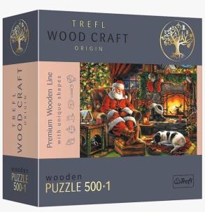 Opakowanie Puzzle drewniane 500+1 Świąteczny wieczór TREFL