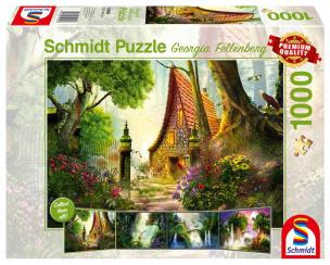 Opakowanie Puzzle PQ 1000 Georgia Fellenberg Dom na polanie