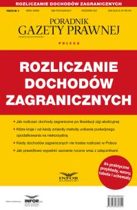 Okładka książki Rozliczenie dochodów zagranicznych. Podatki...
