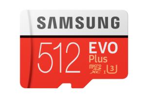 Opakowanie Samsung EVO Plus 512GB Micro-SDHC MB-MC512HA/EU