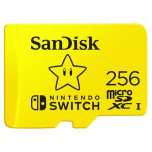 Opakowanie SANDISK NINTENDO SWITCH mSDXC 256 GB V30 UHS-I U3