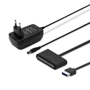 Opakowanie SAVIO ADAPTER USB 3.0 DO DYSKÓW 3.5” Z ZASILANIEM AK-39