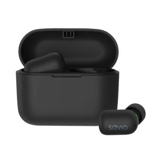 Opakowanie SAVIO BEZPRZEWODOWE SŁUCHAWKI BLUETOOTH 5.1 IPX5 TWS-09
