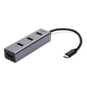 Opakowanie SAVIO HUB USB TYP C 4-PORTOWY AK-46