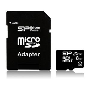 Opakowanie Silicon Power microSDHC Elite 8GB CL10 UHS-1 (U1)