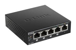 Opakowanie Switch D-Link DGS-1005P/E (5x 10/100/1000Mbps)
