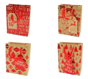 Opakowanie Torba prezentowa świąteczna 23,5x17,5x8 mix