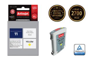 Opakowanie Tusz Activejet AH-11YR (zamiennik HP 11 C4838A; Premium; 35 ml; żółty)