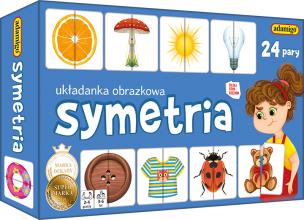 Układanka obrazkowa - Symetria. Wydawca: Adamigo. Multiszop.pl Opakowanie Układanka obrazkowa - Symetria