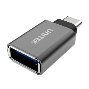 Opakowanie UNITEK ADAPTER USB TYPC DO USB (F) ALU, Y-A025CGY