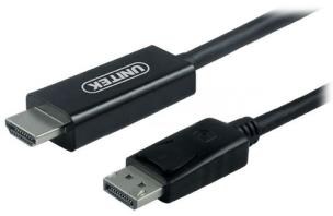 Opakowanie UNITEK PRZEWÓD DISPLAYPORT TO HDMI 1,8M, Y-5118CA