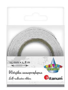 Opakowanie Wstążka bawełniana koronka 15mmx1.8m biała