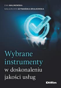 Okładka książki Wybrane instrumenty w doskonaleniu jakości usług