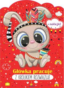 Okładka książki Z królikiem rozwiązuje. Główka pracuje