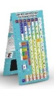 Opakowanie Zakładka magnetyczna tabliczka mnożenia chemia