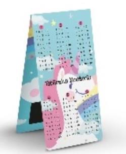 Opakowanie Zakładka magnetyczna tabliczka mnożenia unicorn