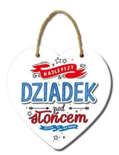 Opakowanie Zawieszka Serce 39-La Viva!-Dziadek