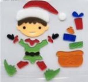 Opakowanie Żelowe naklejki dekoracyjne - BN Elf