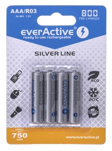 Opakowanie Zestaw akumulatorków everActive EVHRL03-800 (800mAh ; Ni-MH LSD)