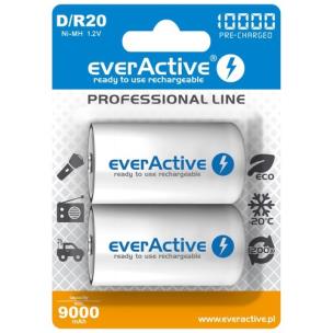 Opakowanie Zestaw akumulatorków everActive EVHRL20-10000 (10000mAh ; Ni-MH)