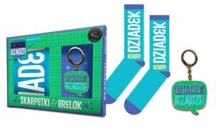 Opakowanie Zestaw skarpetki + brelok Dziadek rządzi