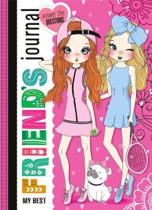 Opakowanie Zeszyt przyjaciółek 135x197/48K TW brokat różowy