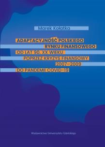 Okładka książki Adaptacyjność polskiego rynku finansowego..